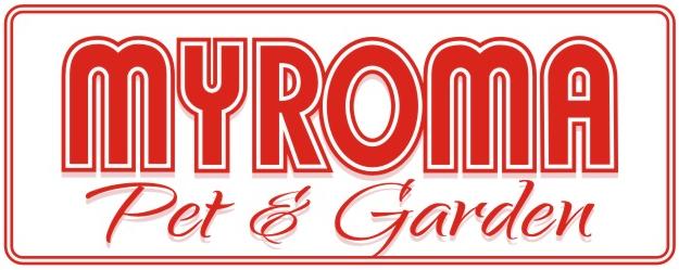 Logotipo da Myroma Pet & Garden